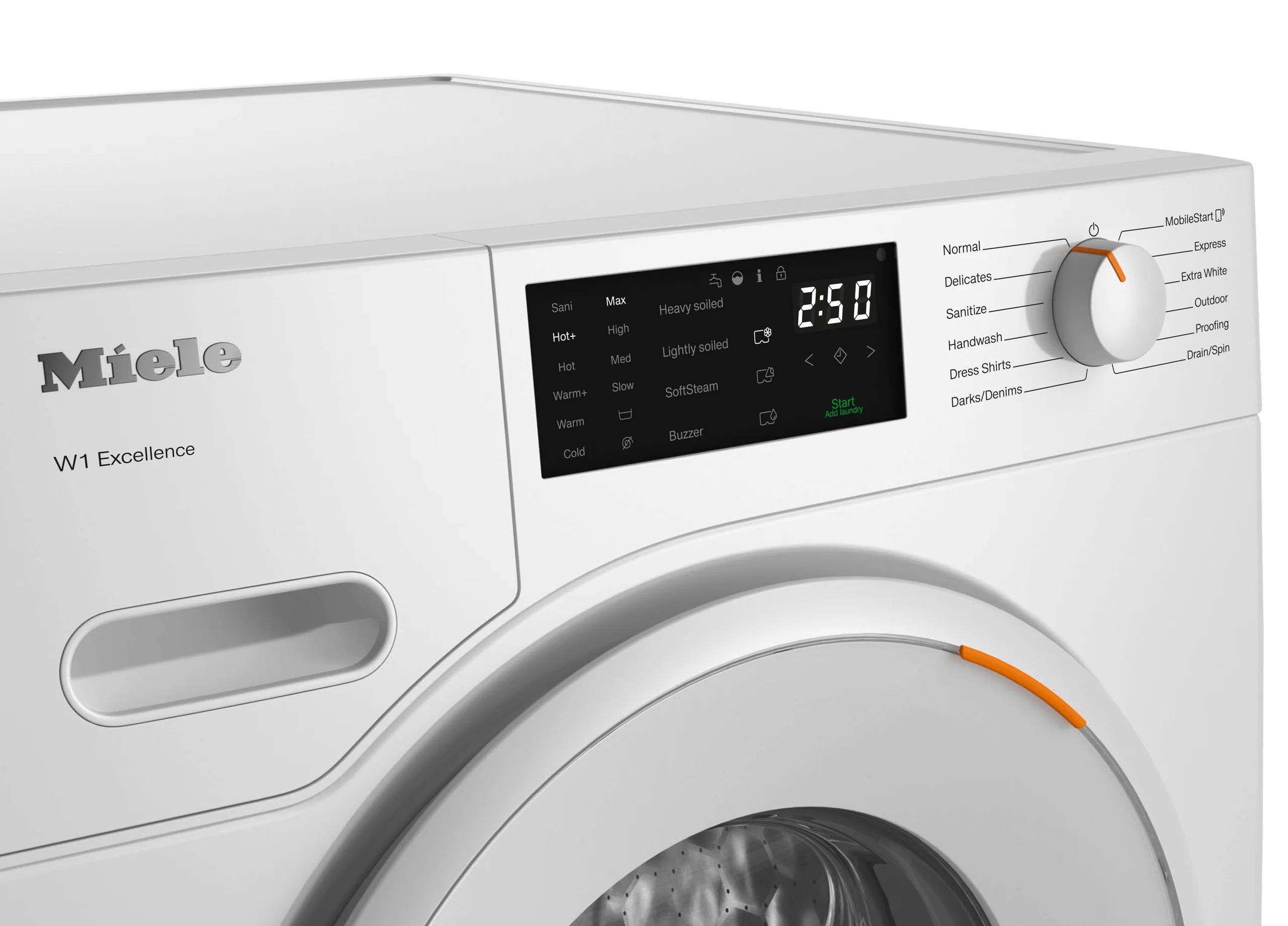 Miele WXD160WCS Wxd160 Wcs Lotus White - W1 Front-Loading Washing Machine: 8 Kg 1600 Rpm Pre-Ironing Miele@Home Capdosing Honeycomb Drum - Image 3