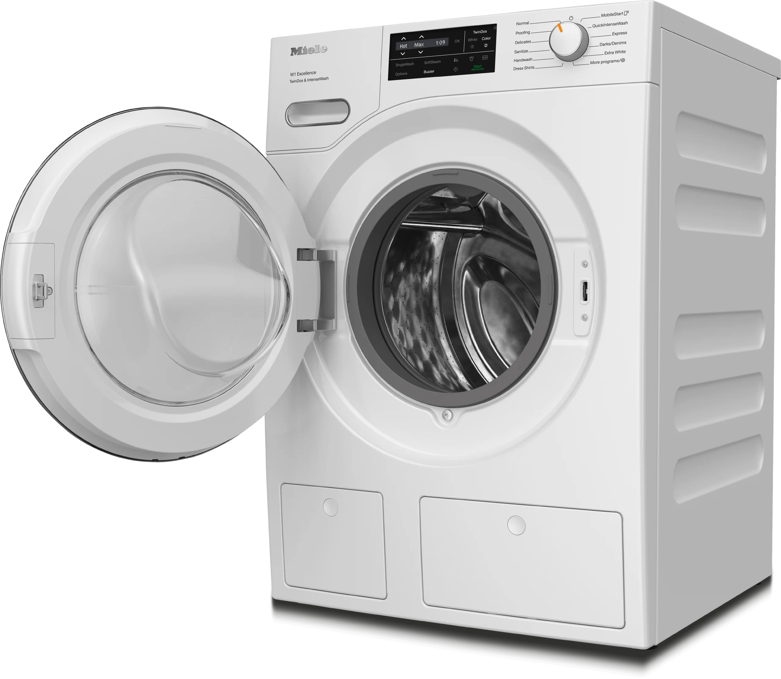 Miele WXI860WCS Wxi860 Wcs Tdos & Intensewash Lotus White - W1 Front-Loading Washing Machine: 8 Kg 1600 Rpm Auto Dosing Intensewash Pre-Ironing Singlewash - Image 2
