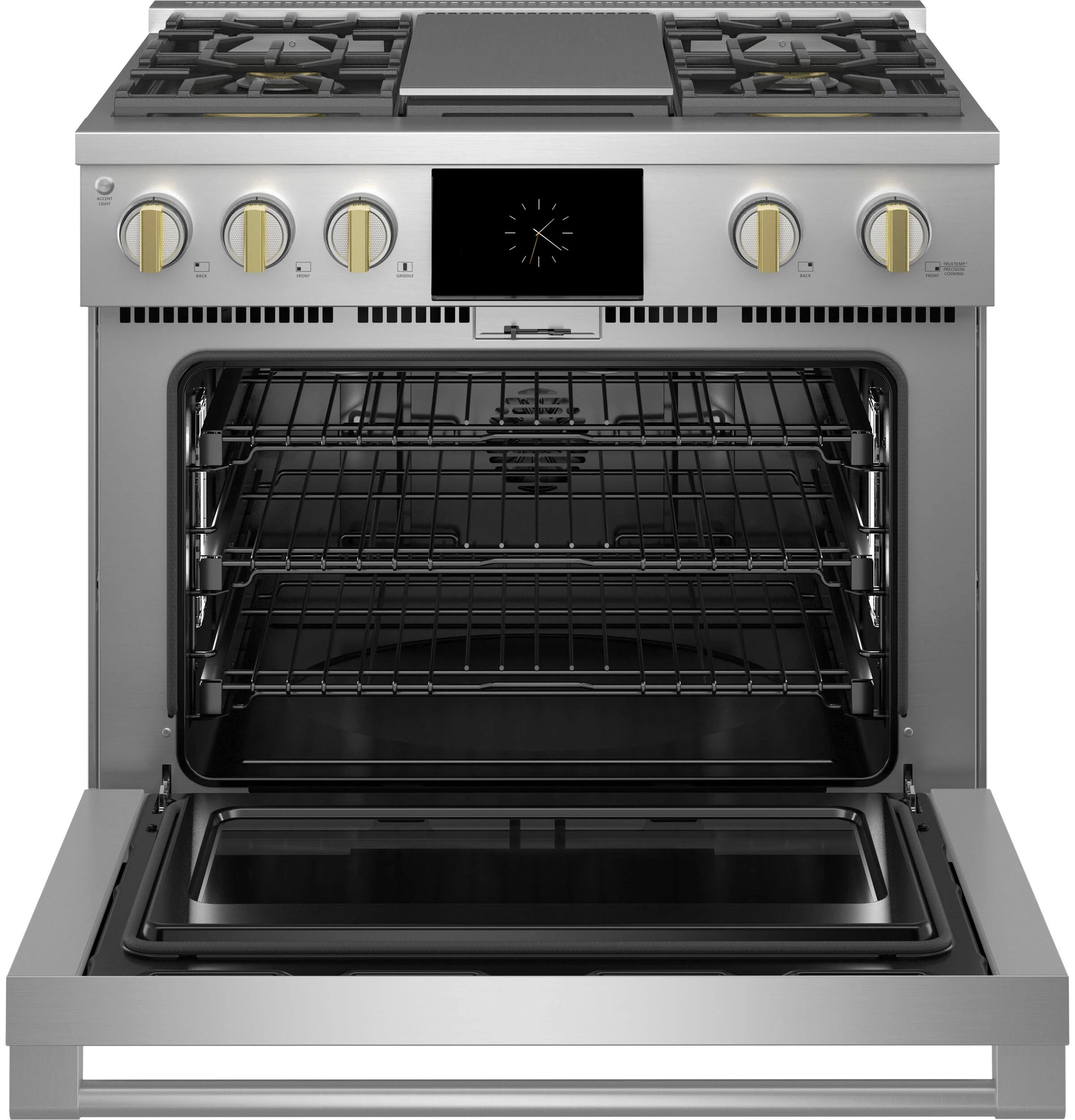 Monogram ZDP364NDTSS Monogram 36" Dual-Fuel Professional Range With 4 Burners And Griddle (Natural Gas) - Image 8