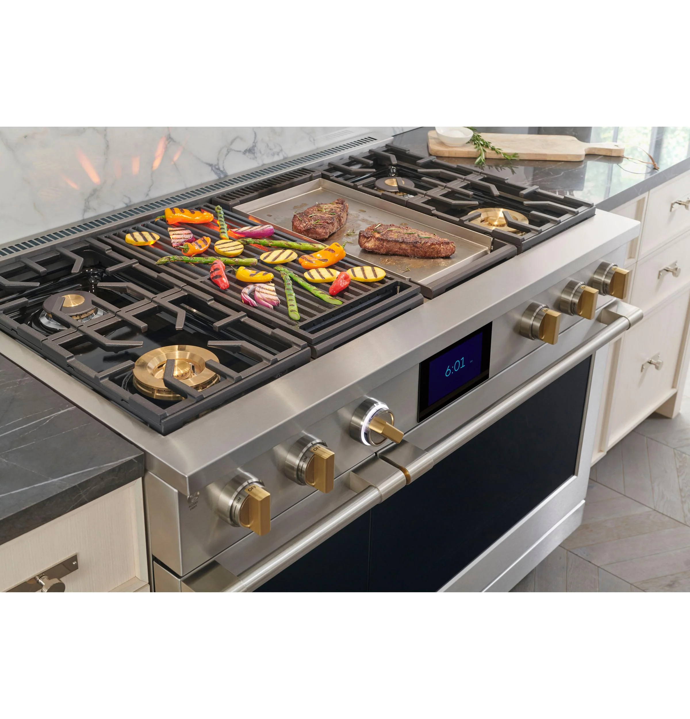 Monogram ZDP484NGTSS Monogram 48" Dual-Fuel Professional Range With 4 Burners, Grill, And Griddle - Image 42