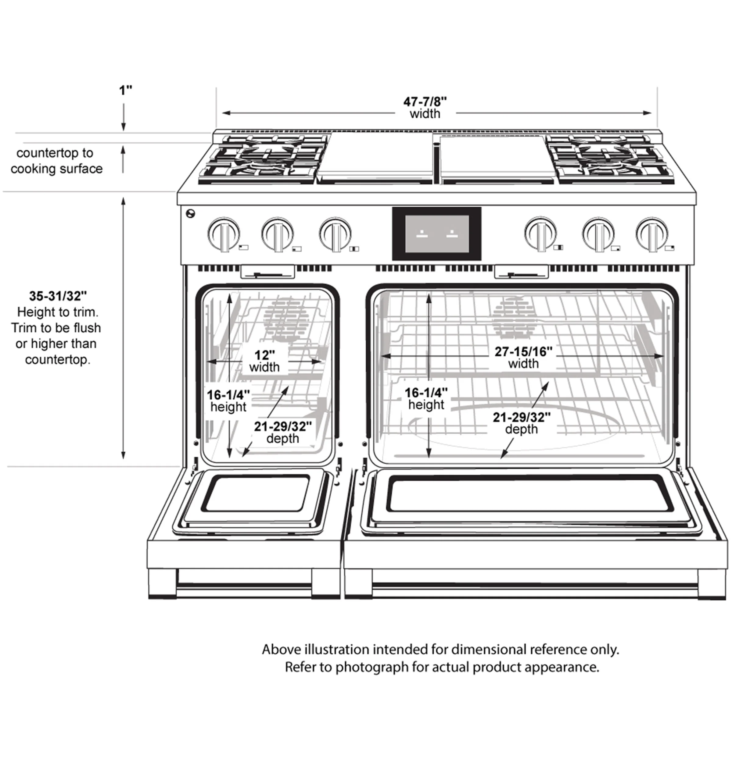 Monogram ZDP484NGTSS Monogram 48" Dual-Fuel Professional Range With 4 Burners, Grill, And Griddle - Image 66