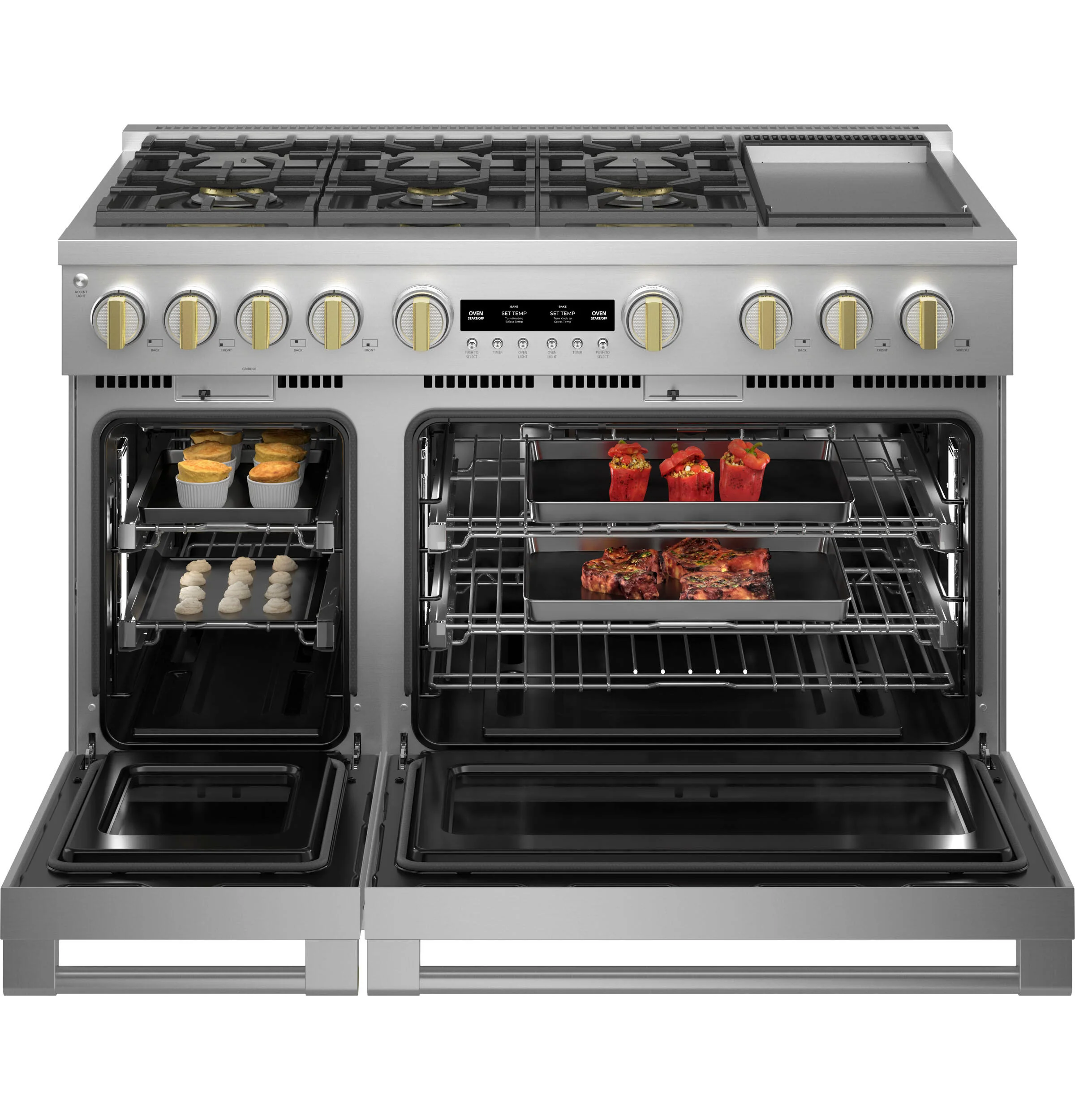 Monogram ZGP486NDTSS Monogram 48" All Gas Professional Range With 6 Burners And Griddle (Natural Gas) - Image 6
