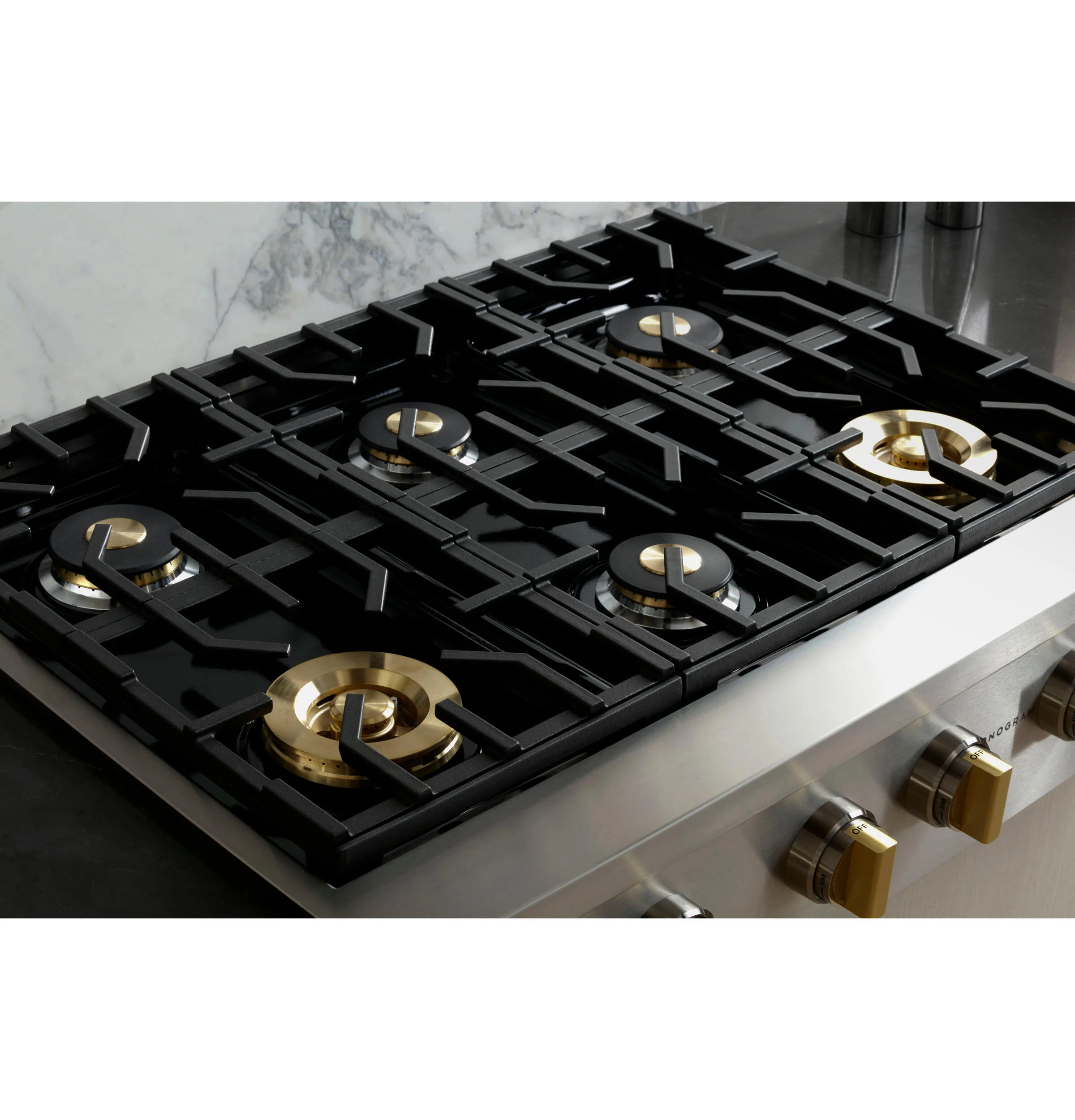 Monogram ZGU366NTSS Monogram 36" Professional Gas Rangetop With 6 Burners (Natural Gas) - Image 3