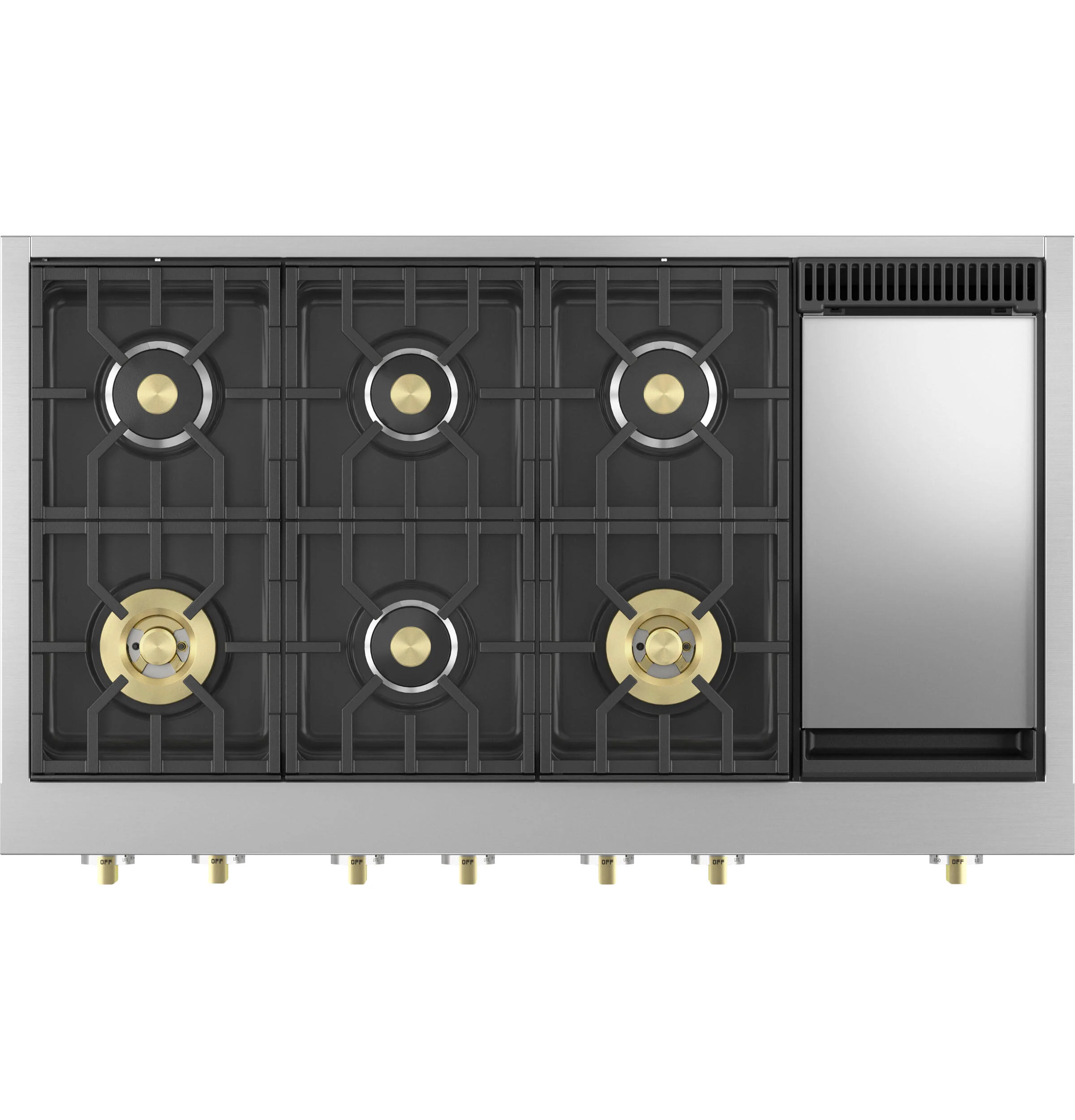 Monogram ZGU486NDTSS Monogram 48" Professional Gas Rangetop With 6 Burners And Griddle (Natural Gas) - Image 4