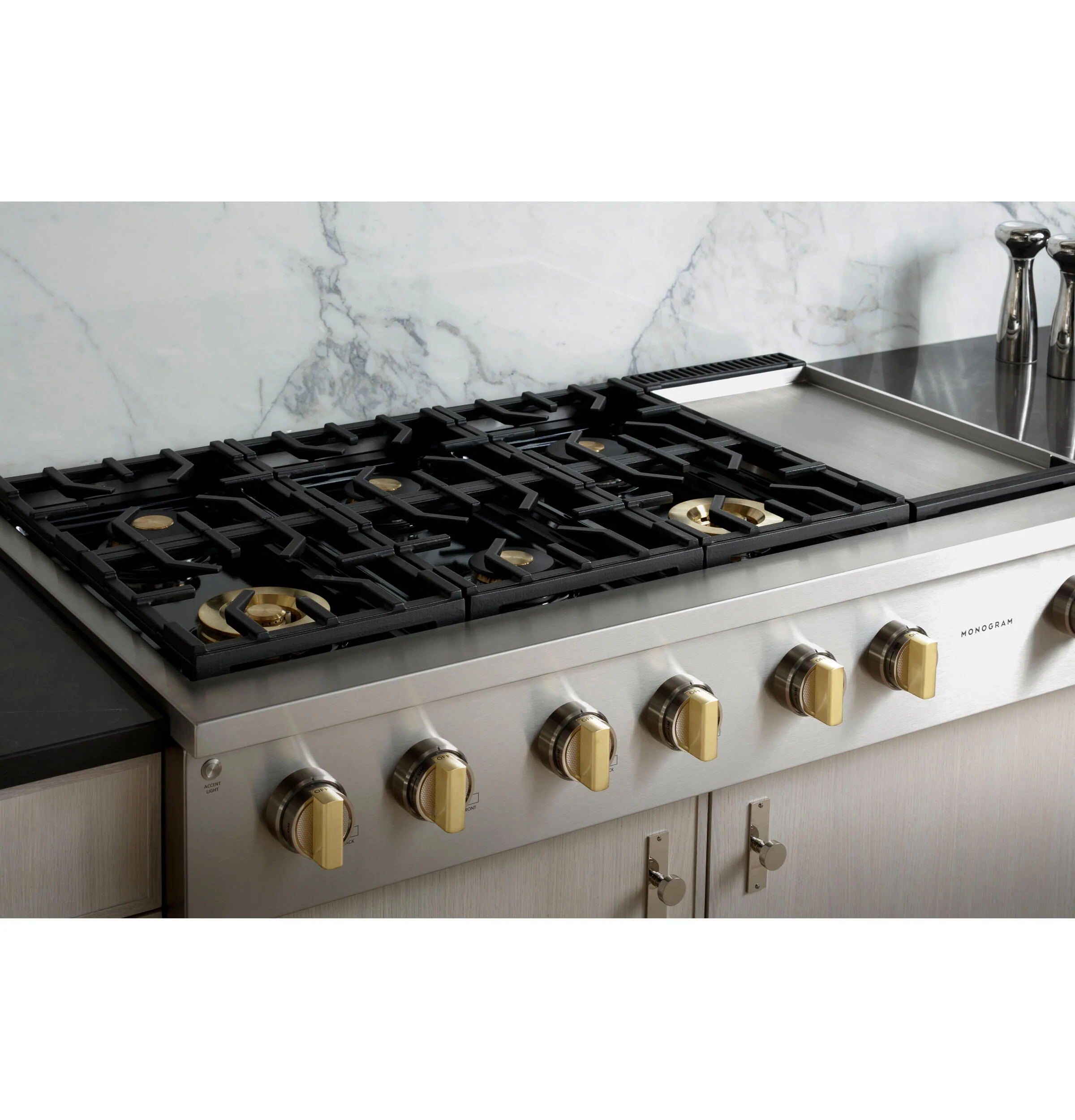 Monogram ZGU486NDTSS Monogram 48" Professional Gas Rangetop With 6 Burners And Griddle (Natural Gas) - Image 7