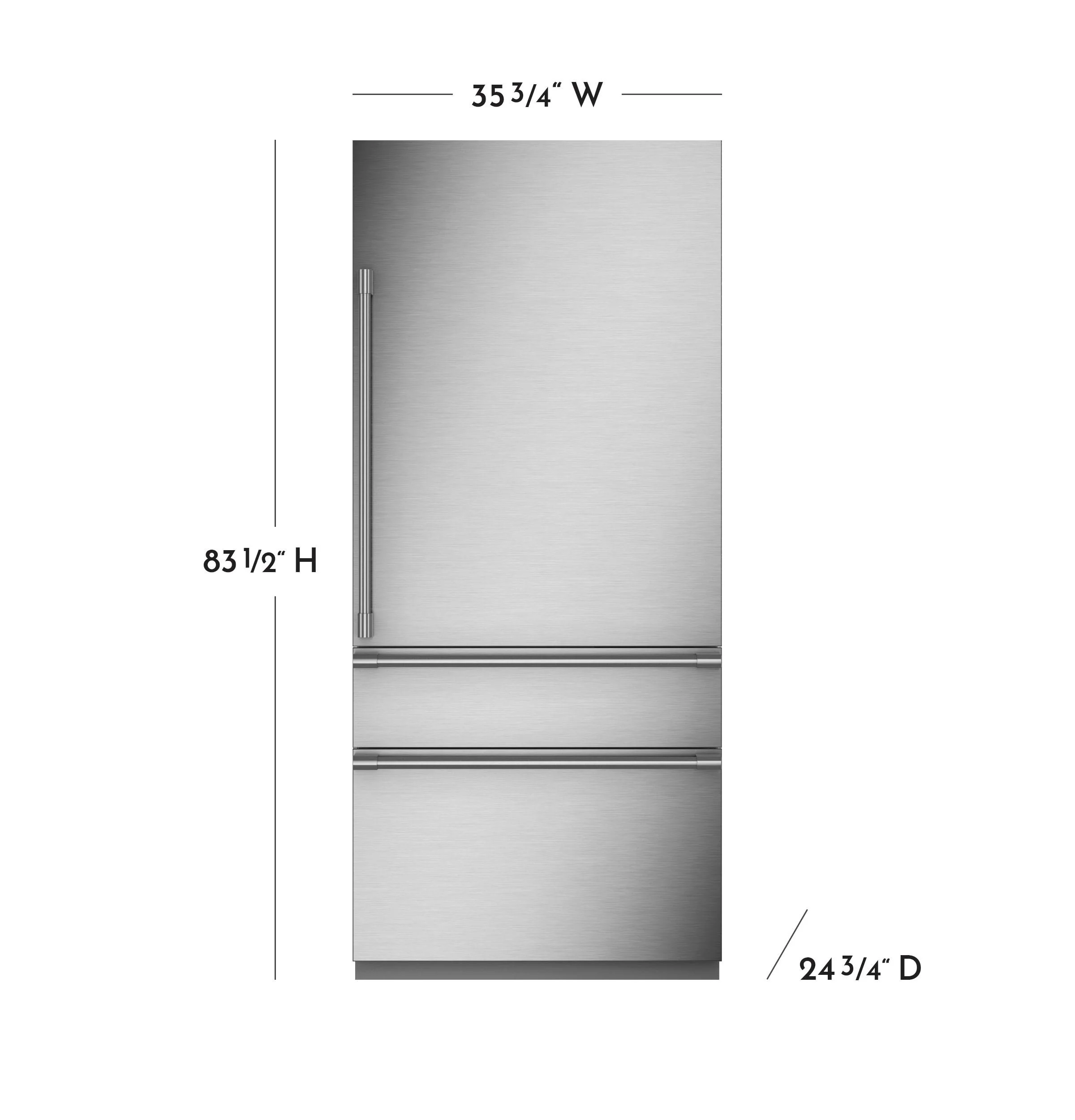 Monogram ZIC363IPVRH Monogram 36" Integrated Bottom-Freezer Refrigerator - Image 11