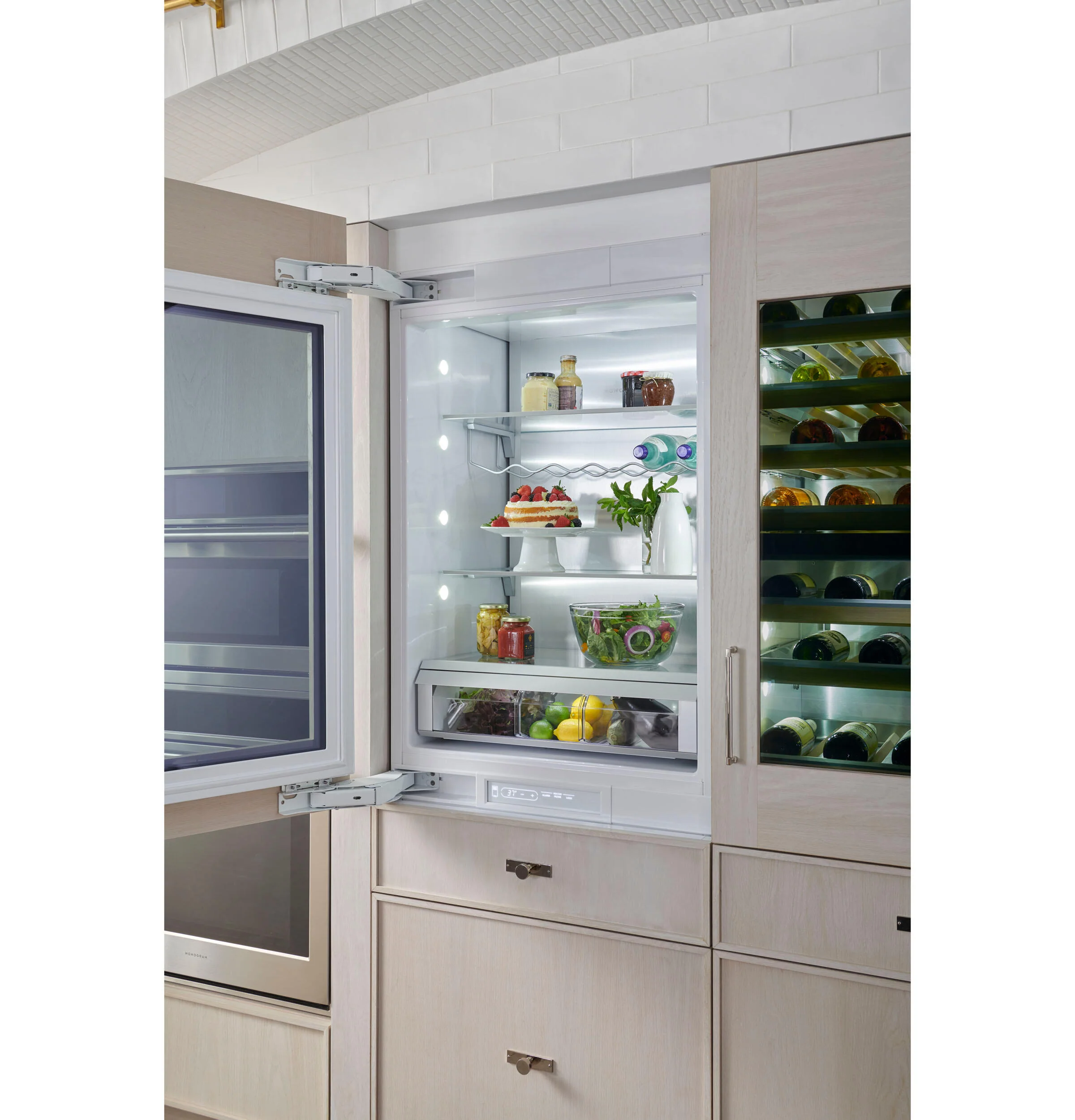 Monogram ZIK303NPPII Monogram 30" Integrated Glass-Door Refrigerator For Single Or Dual Installation - Image 16