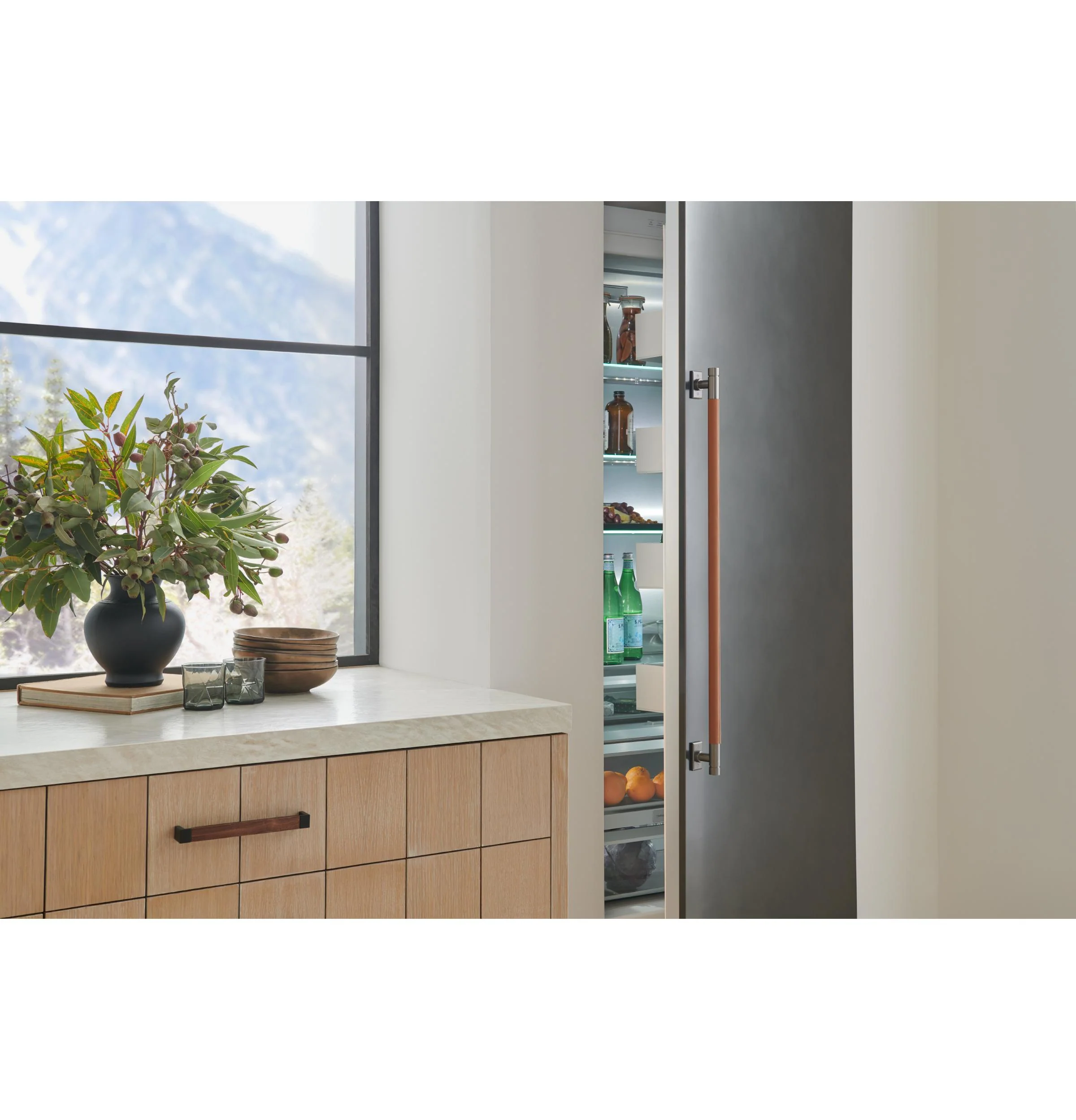 Monogram ZK1TN364VRH Monogram 36" Rh Column Panel Titanium Designer Collection - Image 3