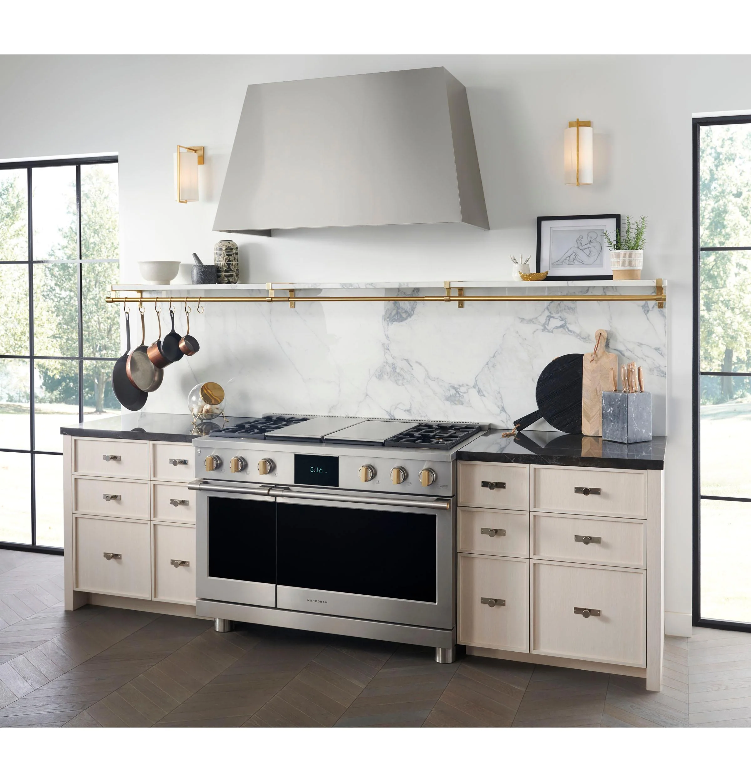 Monogram ZVC48STSS Monogram 48" Custom Stainless Steel Hood Insert Sold Separately - Image 4