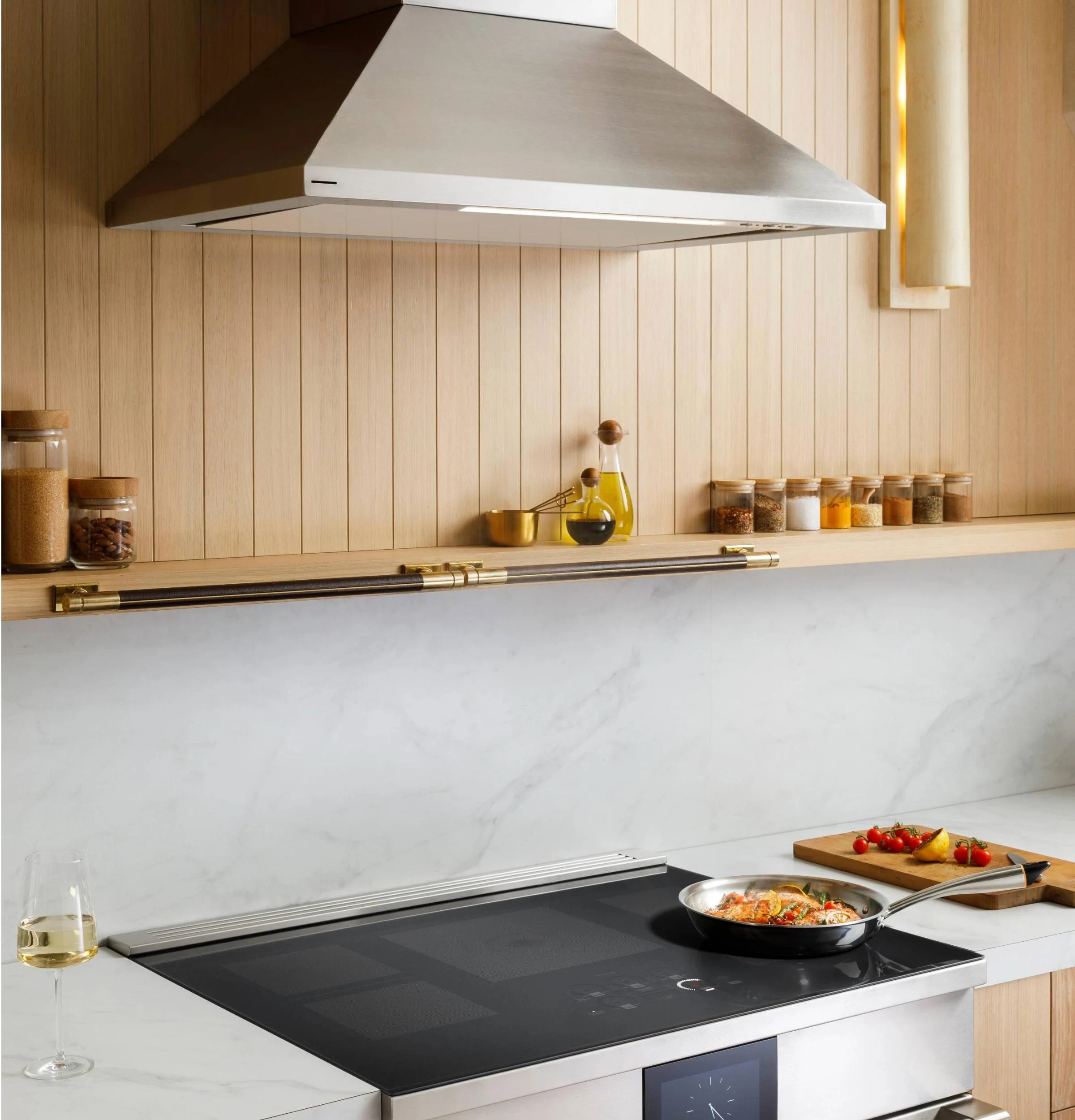 Monogram ZVIS481SRSS Monogram 48" Island Pyramid Chimney Vent Hood With Air Quality Sensors BLOWER SOLD SEPARATELY - Image 7