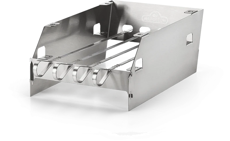 Napoleon Bbq 71301 Side Burner Windshield - Large With Skewer Rack