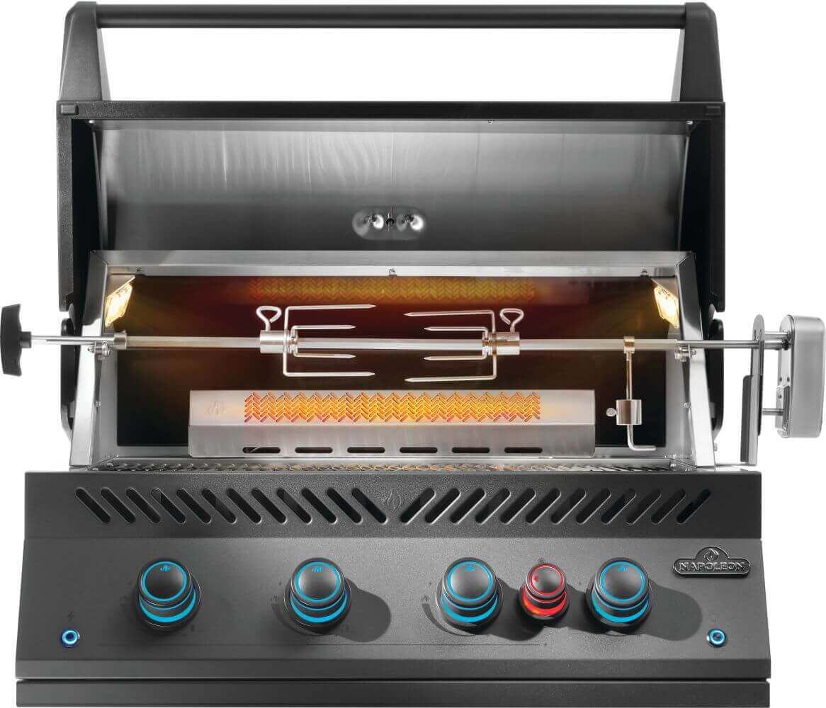 Napoleon Bbq BIG32RBNMK1 Built-In 700 Series 32 With Infrared Rear Burner , Natural Gas, Matte/Matt Black - Image 7