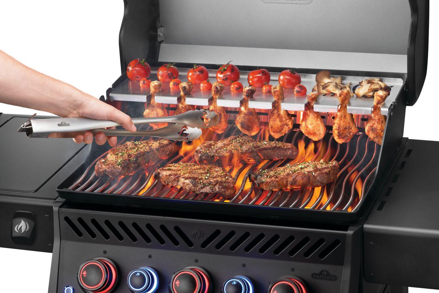 Napoleon Bbq RPS425RSIBNK2PHM Phantom Rogue Pro-S 425 Rsib With Infrared Side And Rear Burner , Natural Gas, Matte/Matt Black - Image 10