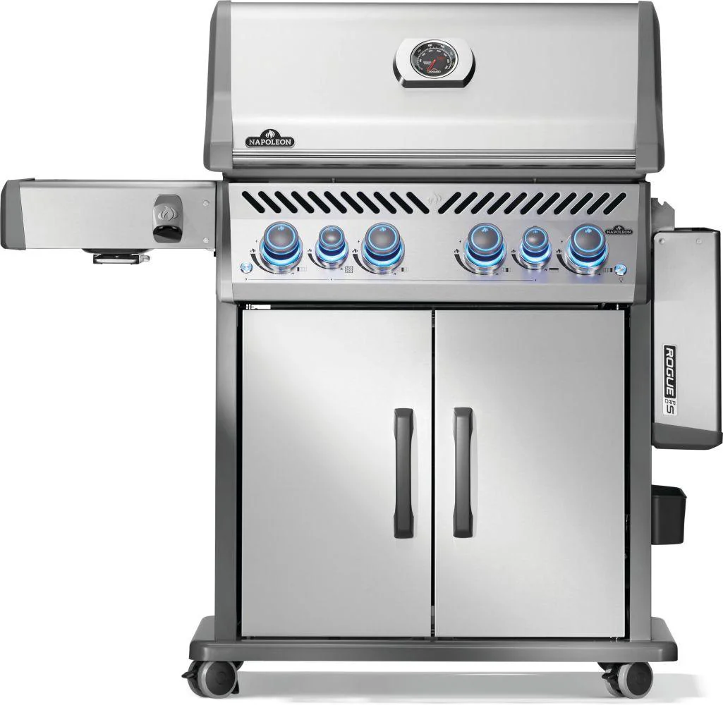 Napoleon Bbq RPS525RSIBPSS2 Rogue Pro-S 525 Rsib With Infrared Side And Rear Burner , Propane, Stainless Steel - Image 7