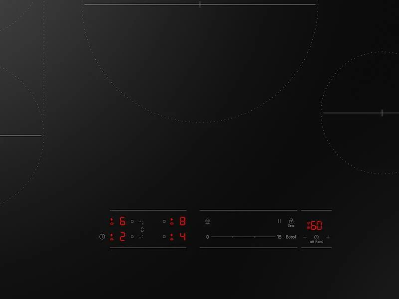 Samsung CC70F30S2D 30" Induction Cooktop With Anti-Scratch Matte Glass And Sync Burners In Black - Image 10
