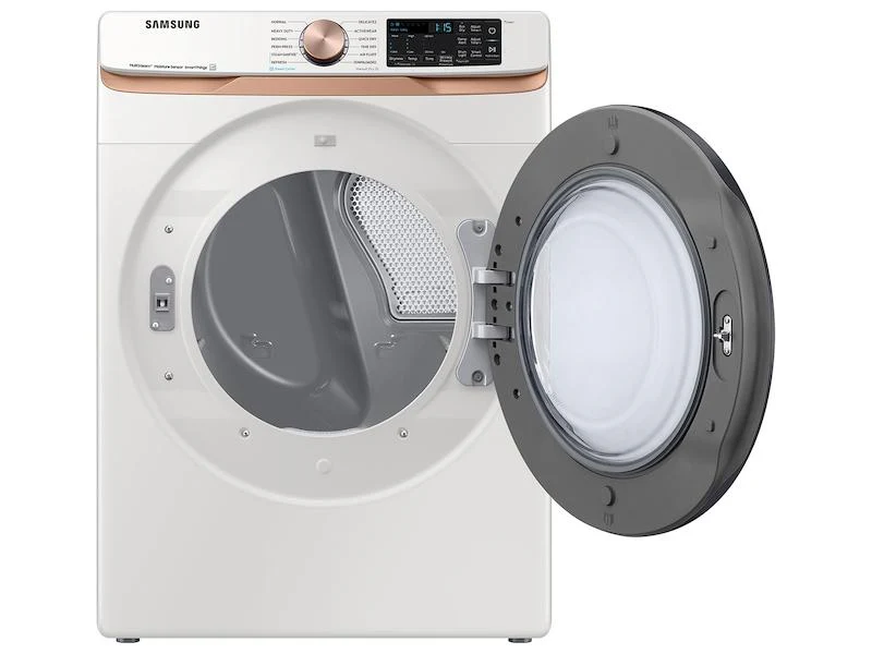 Samsung DVE50BG8300E 7.5 Cu. Ft. Smart Electric Dryer With Steam Sanitize+ And Sensor Dry In Ivory - Image 4