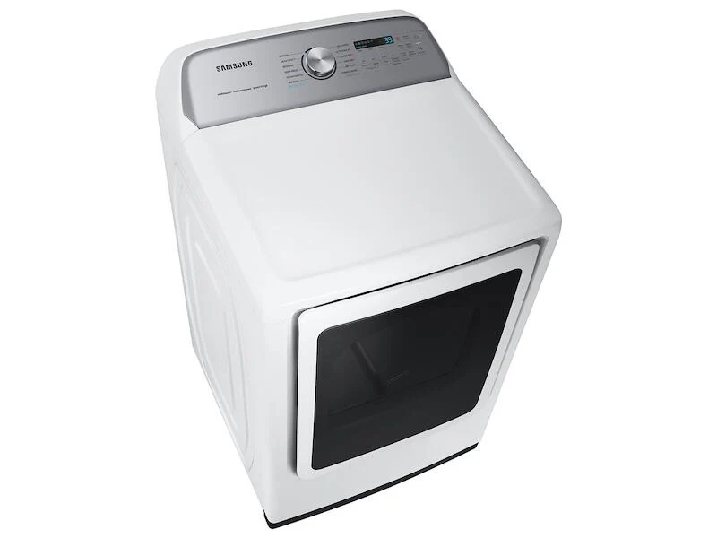 Samsung DVG52A5500W 7.4 Cu. Ft. Smart Gas Dryer With Steam Sanitize+ In White - Image 4