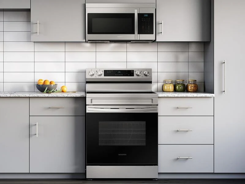 Samsung ME16A4021AS 1.6 Cu. Ft. Over-The-Range Microwave With Auto Cook In Stainless Steel - Image 3