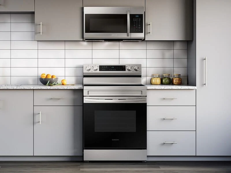 Samsung NE63A6311SS 6.3 Cu. Ft. Smart Freestanding Electric Range With Rapid Boil™ & Self Clean In Stainless Steel - Image 3