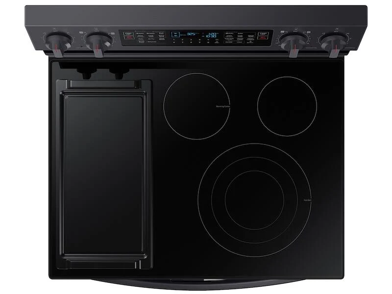Samsung NE63A6751SG 6.3 Cu. Ft. Smart Freestanding Electric Range With Flex Duo™, No-Preheat Air Fry & Griddle In Black Stainless Steel - Image 3