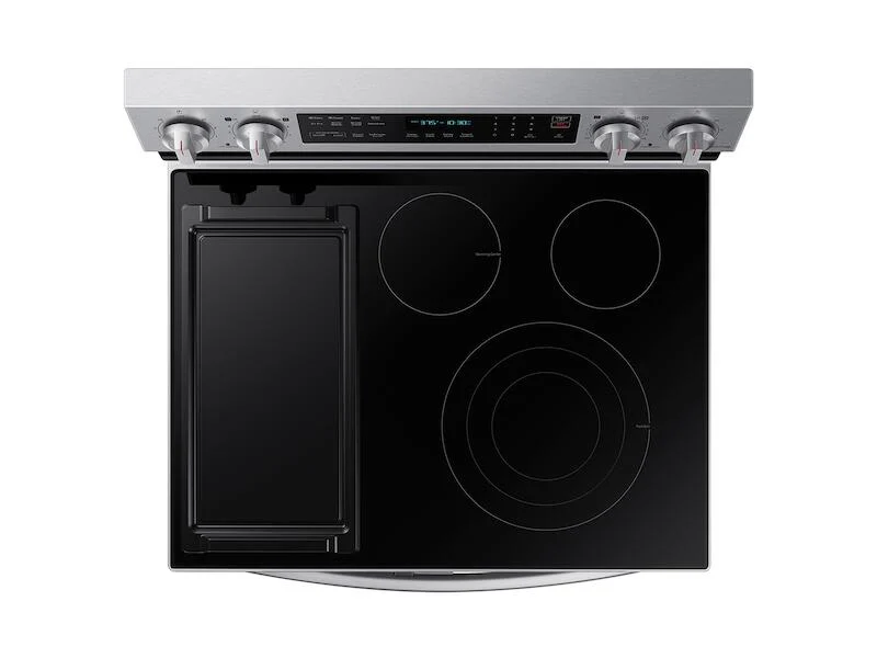 Samsung NE63A6751SS 6.3 Cu. Ft. Smart Freestanding Electric Range With Flex Duo™, No-Preheat Air Fry & Griddle In Stainless Steel - Image 3