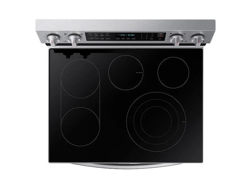 Samsung NE63A6751SS 6.3 Cu. Ft. Smart Freestanding Electric Range With Flex Duo™, No-Preheat Air Fry & Griddle In Stainless Steel - Image 4