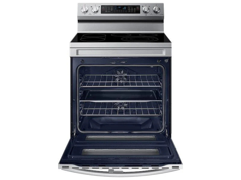 Samsung NE63A6751SS 6.3 Cu. Ft. Smart Freestanding Electric Range With Flex Duo™, No-Preheat Air Fry & Griddle In Stainless Steel - Image 9