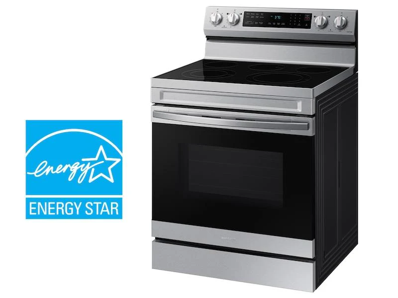 Samsung NE63D6511SR 6.3 Cu. Ft. Smart Freestanding Energy Star® Certified Electric Range With Air Fry In Stainless Steel - Image 3
