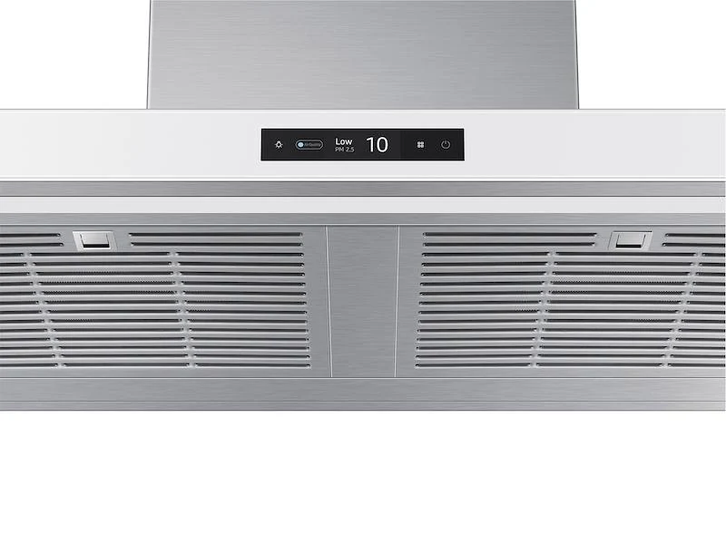 Samsung NK36CB700W12 36" Bespoke Smart Wall Mount Hood With Lcd Display In Clean White - Image 6