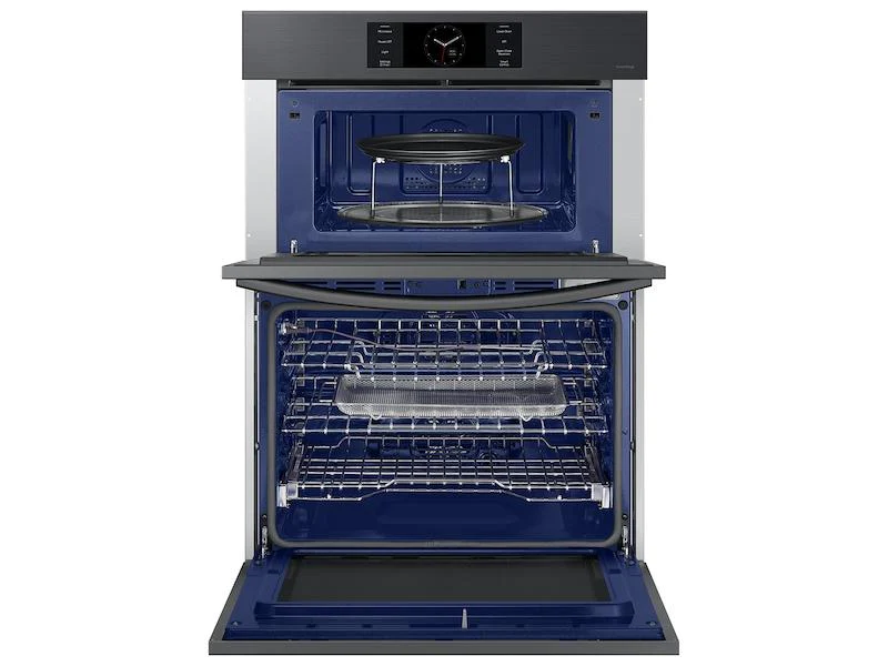 Samsung NQ70CG700DMT Bespoke 30" Microwave Combination Wall Oven With With Flex Duo™ In Matte Black Steel - Image 8