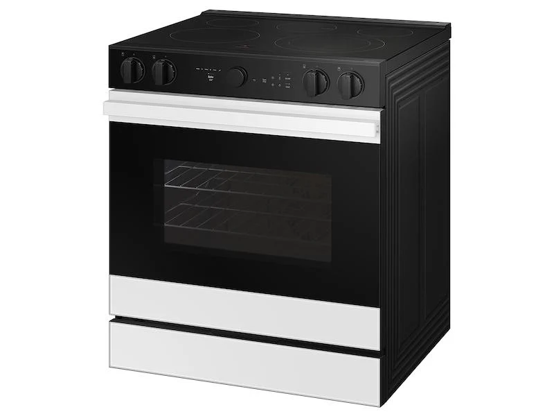 Samsung NSE6DB870012 Bespoke 6.3 Cu. Ft. Smart Slide-In Electric Range With Smart Oven Camera & Illuminated Precision Knobs In White Glass - Image 13