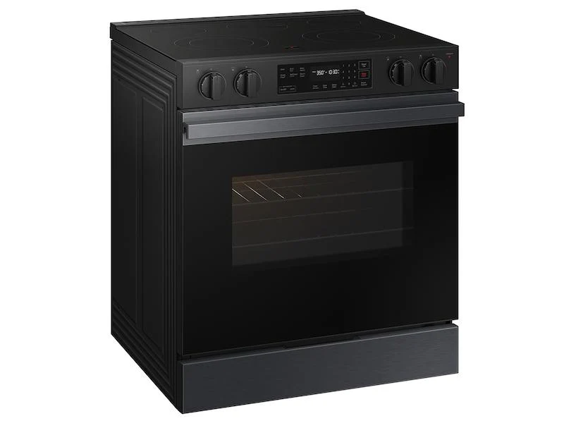 Samsung NSE6DG8100MT Bespoke 6.3 Cu. Ft. Smart Slide-In Electric Range With Precision Knobs In Matte Black Steel - Image 11