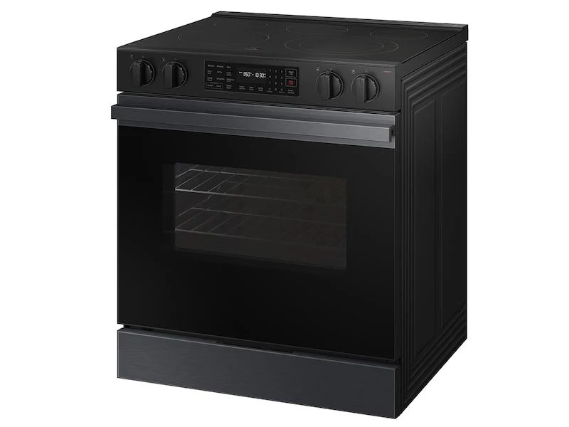 Samsung NSE6DG8100MT Bespoke 6.3 Cu. Ft. Smart Slide-In Electric Range With Precision Knobs In Matte Black Steel - Image 8