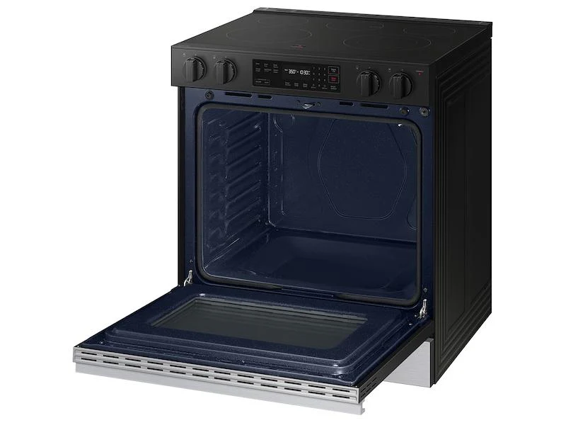 Samsung NSE6DG8100SR Bespoke 6.3 Cu. Ft. Smart Slide-In Electric Range With Precision Knobs In Stainless Steel - Image 9