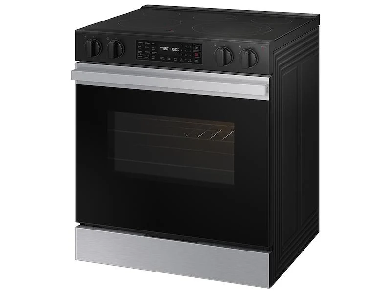 Samsung NSE6DG8300SR Bespoke 6.3 Cu. Ft. Smart Slide-In Electric Range With Air Fry & Precision Knobs In Stainless Steel - Image 8