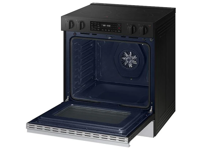 Samsung NSE6DG8300SR Bespoke 6.3 Cu. Ft. Smart Slide-In Electric Range With Air Fry & Precision Knobs In Stainless Steel - Image 9