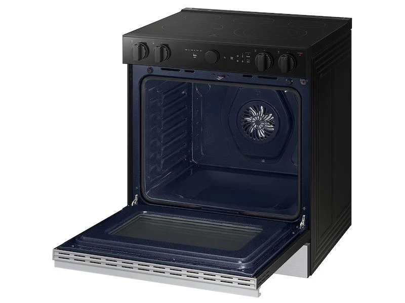 Samsung NSE6DG8502SR Bespoke 6.3 Cu. Ft. Smart Slide-In Energy Star® Certified Electric Range With Air Fry In Stainless Steel - Image 9