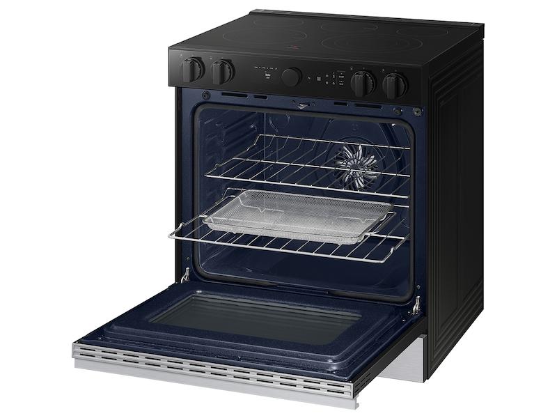 Samsung NSE6DG8700SR Bespoke 6.3 Cu. Ft. Smart Slide-In Electric Range With Smart Oven Camera & Illuminated Precision Knobs In Stainless Steel - Image 5