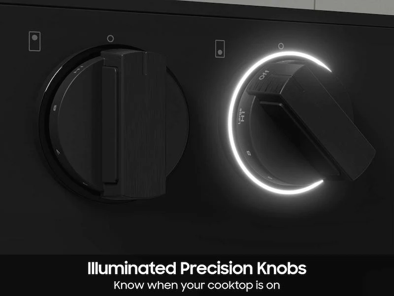 Samsung NSE6DG8700SR Bespoke 6.3 Cu. Ft. Smart Slide-In Electric Range With Smart Oven Camera & Illuminated Precision Knobs In Stainless Steel - Image 8