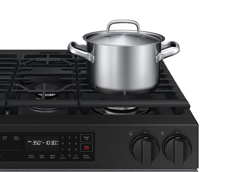 Samsung NSG6DG8100SR Bespoke 6.0 Cu. Ft. Smart Slide-In Gas Range With Precision Knobs In Stainless Steel - Image 5
