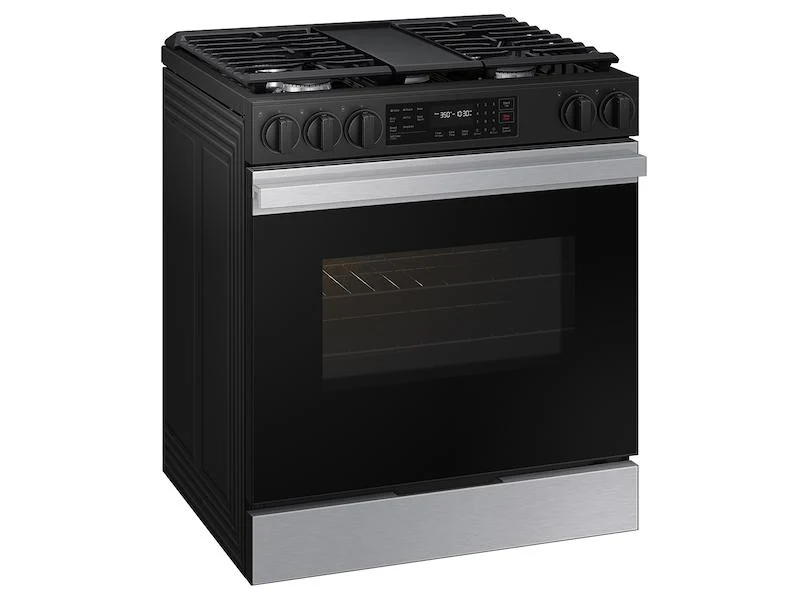 Samsung NSG6DG8300SR Bespoke 6.0 Cu. Ft. Smart Slide-In Gas Range With Air Fry & Precision Knobs In Stainless Steel - Image 11