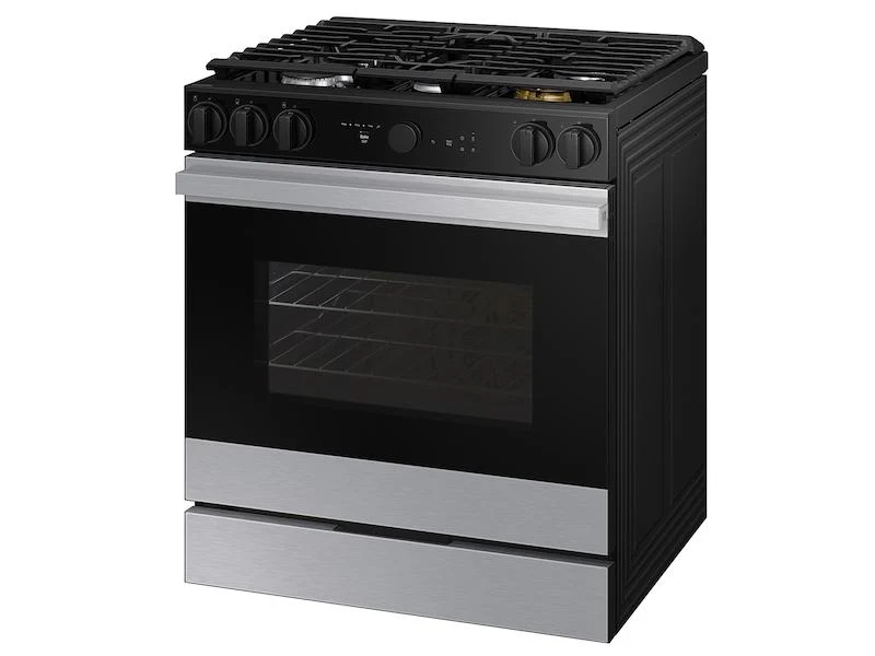 Samsung NSG6DG8500SR Bespoke 6.0 Cu. Ft. Smart Slide-In Gas Range With Air Sous Vide & Air Fry In Stainless Steel - Image 8