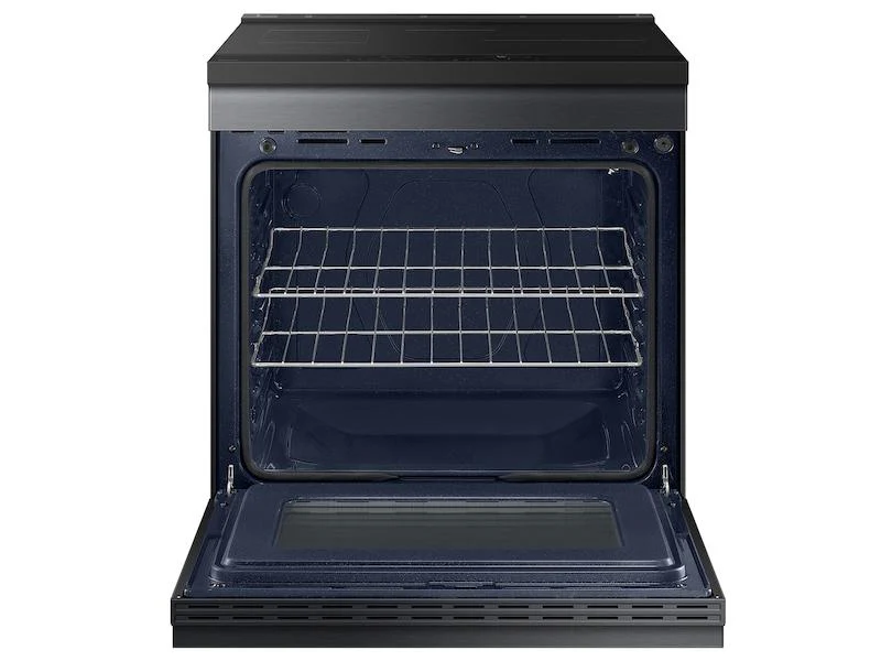 Samsung NSI6DG9100MT Bespoke 6.3 Cu. Ft. Smart Slide-In Induction Range With Anti-Scratch Glass Cooktop In Matte Black Steel - Image 4