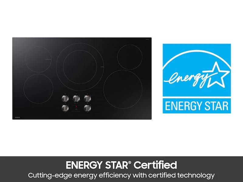 Samsung NZ36FG5332RK 36" Electric Energy Star® Certified Cooktop With 5 Elements In Black - Image 6