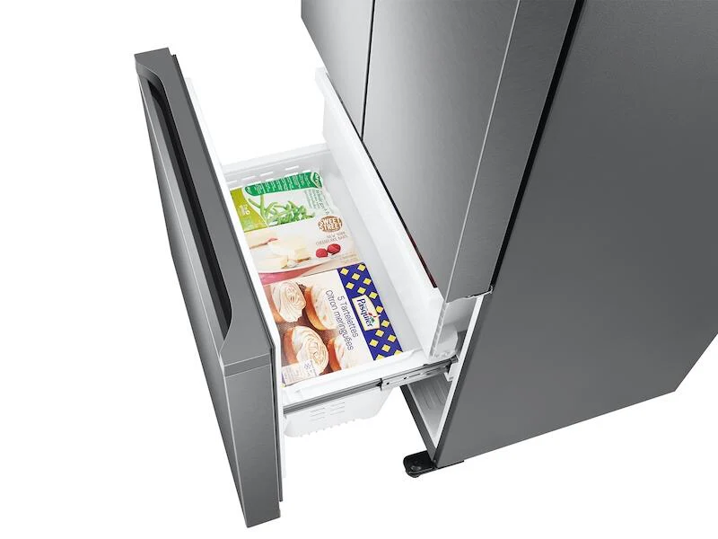 Samsung RF18A5101SR 18 Cu. Ft. Smart Counter Depth 3-Door French Door Refrigerator In Stainless Steel - Image 8