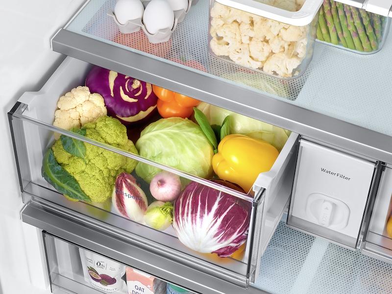 Samsung RF30BB6200QL Bespoke 3-Door French Door Refrigerator (30 Cu. Ft.) With Autofill Water Pitcher In Stainless Steel - Image 11