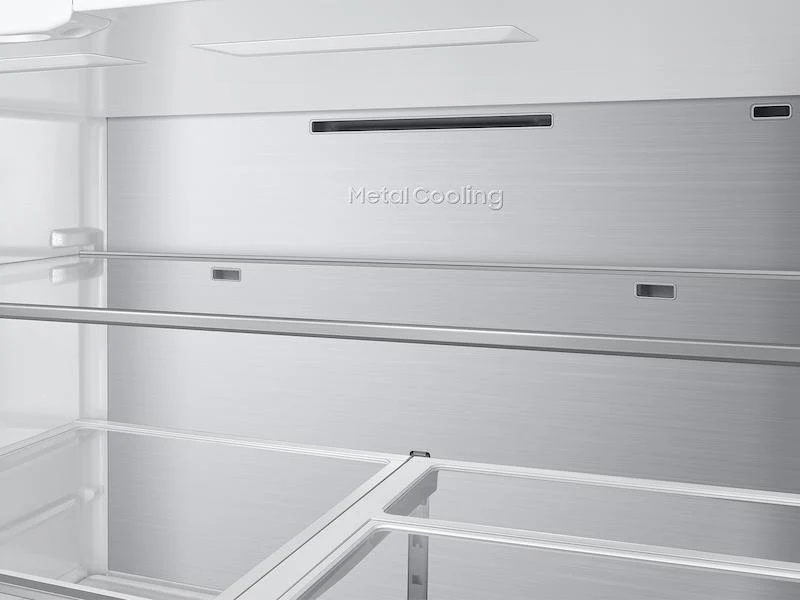Samsung RF70F23DER Bespoke 23 Cu. Ft. Counter Depth 4-Door French Door Refrigerator With Inner Beverage Center™ & Flexzone™ Drawer In Stainless Steel - Image 12