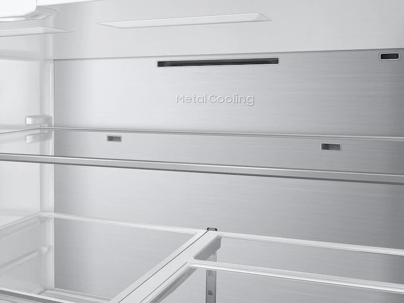 Samsung RF90F23AECR Bespoke 23 Cu. Ft. Counter Depth 4-Door French Door Refrigerator With Ai Family Hub™+ & Ai Vision Inside™ In Charcoal Glass And Stainless Steel - Image 13