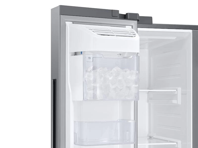 Samsung RS28A500ASR 28 Cu. Ft. Smart Side-By-Side Refrigerator In Stainless Steel - Image 5