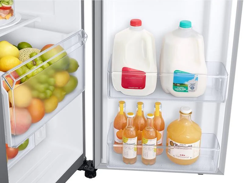 Samsung RS28A500ASR 28 Cu. Ft. Smart Side-By-Side Refrigerator In Stainless Steel - Image 6